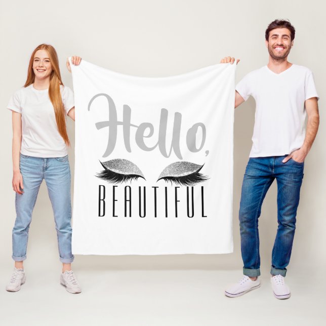 Manta Polar Blanco y negro hermoso del maquillaje de las (In situ)