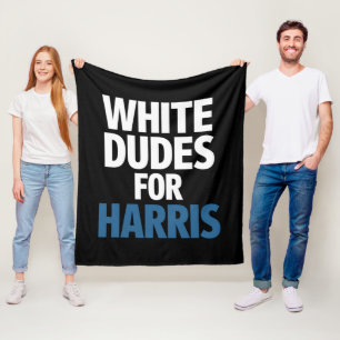 Manta Polar Blancos a favor de Harris Kamala Harris Elección 2