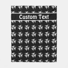 Manta Polar Blanda de advertencia de riesgo de riesgo en blanc