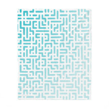 Blanda de degradado azul