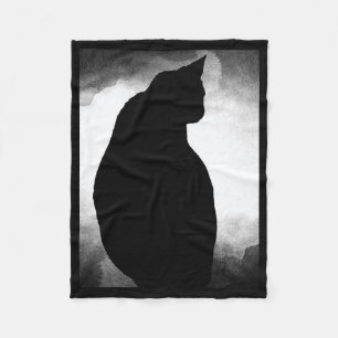 Manta Polar Blaneta de eslúcula de gato negro