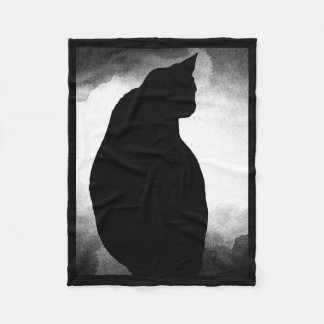 Manta Polar Blaneta de eslúcula de gato negro
