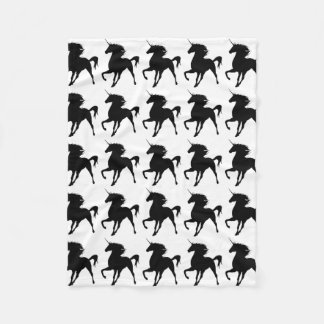 Manta Polar Blaneta de eslúcula de Unicornio negro