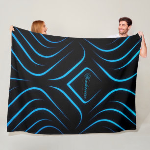 Manta Polar Blanket- azul neón