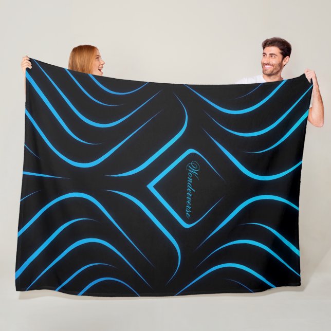 Manta Polar Blanket- azul neón (In situ)