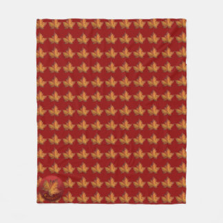Manta Polar Blanket Canada Maple Leaf Souvenir Blanket