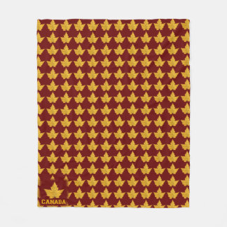 Manta Polar Blanket Canada Maple Leaf Souvenir Blanket