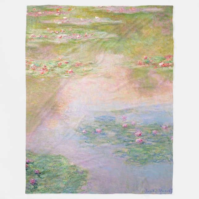 Manta Polar BLANKET | Claude Monet Nymphéas (Anverso)