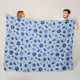 Manta Polar Blanket de la mascota Bluebonnet Lover - Texas Flo