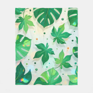 Manta Polar Blanket Hojas al Alba