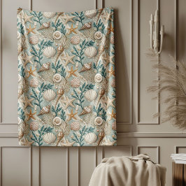 Manta Polar Blanket Soft Sand Sea Tones inspirados en la playa