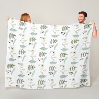 Manta Polar Blanket - Summer Leaves