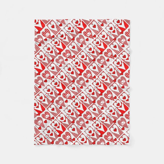 Manta Polar Blanket Valentines (Anverso)