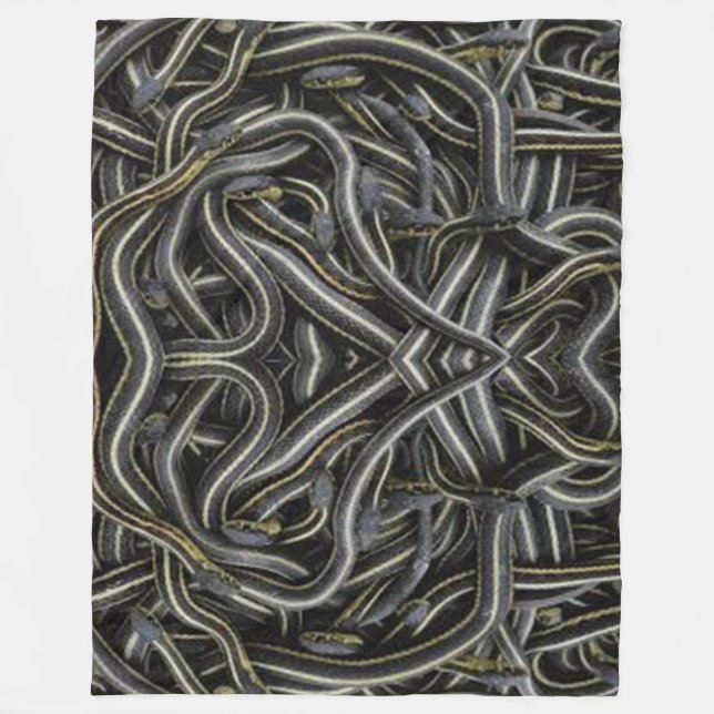 MANTA POLAR BLANQUETA DE FLEECE SNAKES (Anverso)