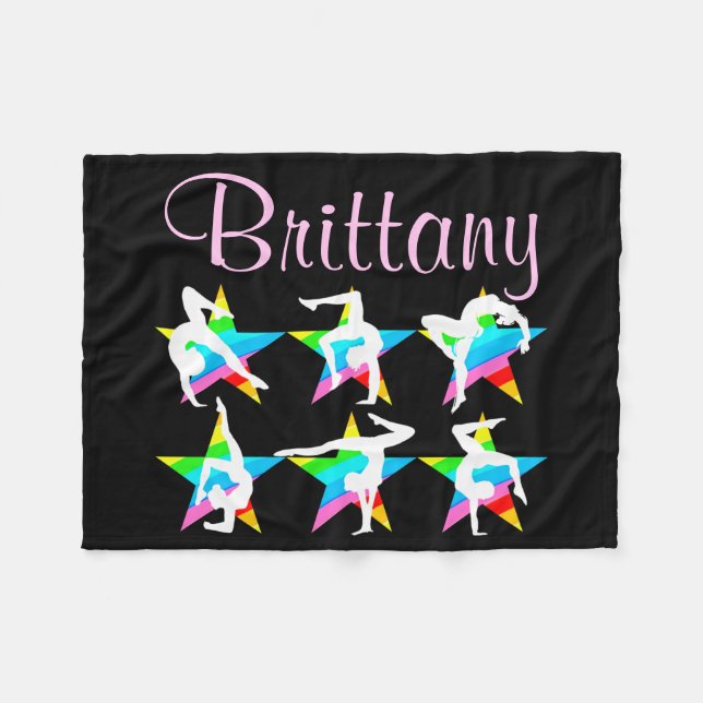 MANTA POLAR BLANQUETA DE GIMNASTICA PERSONALIZADA DE COLOR MUL (Frente (Horizontal))