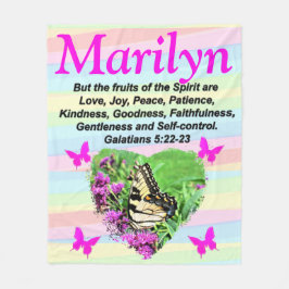 Manta Polar BLANQUETA DE PERSONALIZADOS DE LA MARIPOSA DE boni