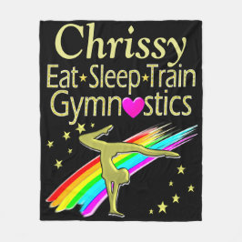 MANTA POLAR BLANQUETA PERSONALIZADA DE GIMNASTICA DE DORMITORI