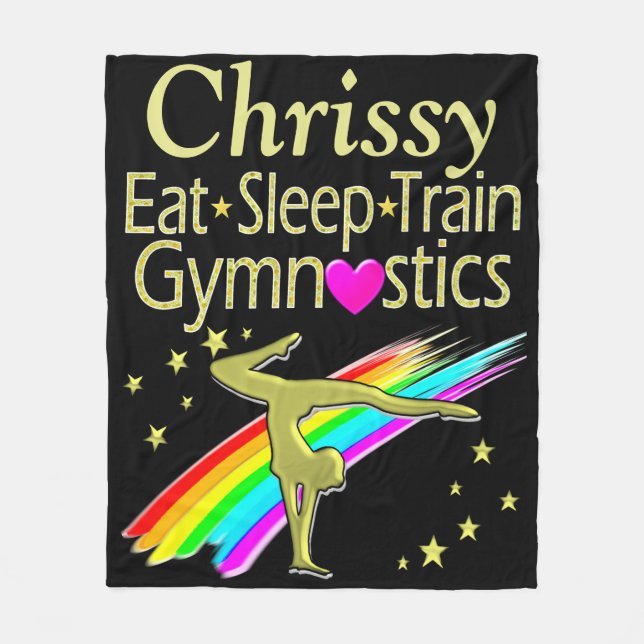 MANTA POLAR BLANQUETA PERSONALIZADA DE GIMNASTICA DE DORMITORI (Anverso)