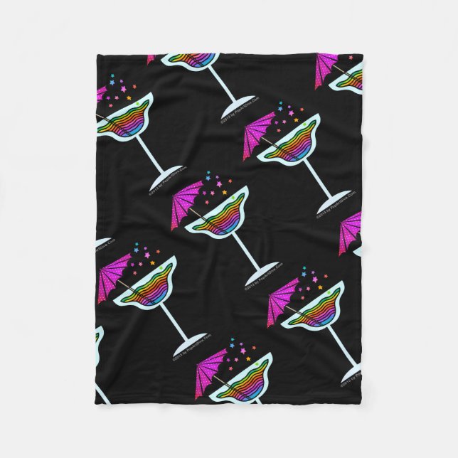 MANTA POLAR BLANQUETAS DE FLOTE - DISEÑO MARGARITA (Anverso)