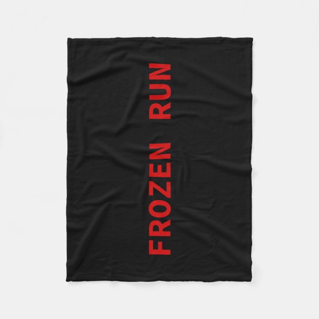 Manta Polar Blanquete De Fleece Frozen Run (Anverso)