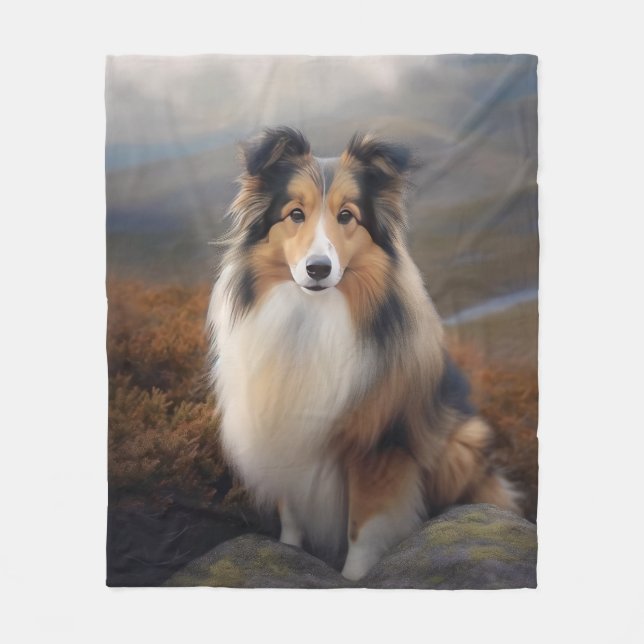 Manta Polar Blaze Face Sheltie (Anverso)