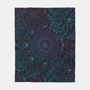 Manta Polar Bliss árabe: Magia Mandala Oriental