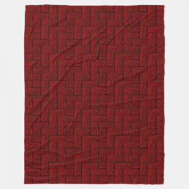 Manta Polar Blocked Ruby Fleece Blanket
