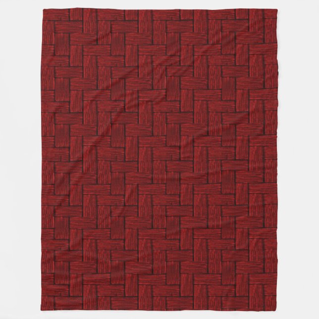 Manta Polar Blocked Ruby Fleece Blanket (Anverso)