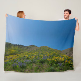 Manta Polar Bloom de primavera del desierto alto