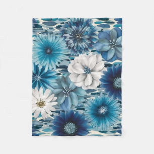 Manta Polar Bloom nórdico: Sinfonía de acuarela escandinava