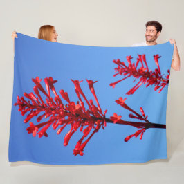 MANTA POLAR BLOOM ROJO