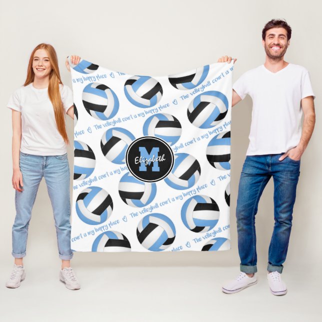 Manta Polar blue black The volleyball court is my happy place (In situ)