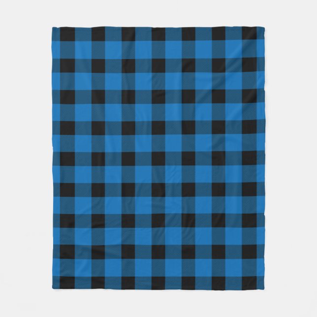 Manta Polar Blue Buffalo Country Lumberjack Plaid (Anverso)