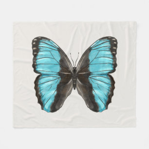Manta Polar Blue Butterfly Insectos Art Nature Lover