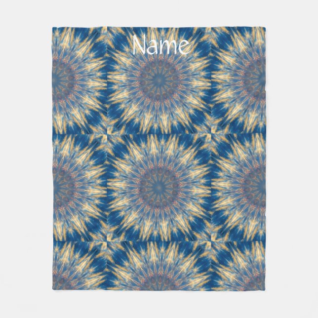 Manta Polar Blue Chakra Kaleidoscope Thunder_Cove (Anverso)