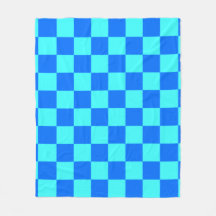 Blue Checkered Square Pattern 