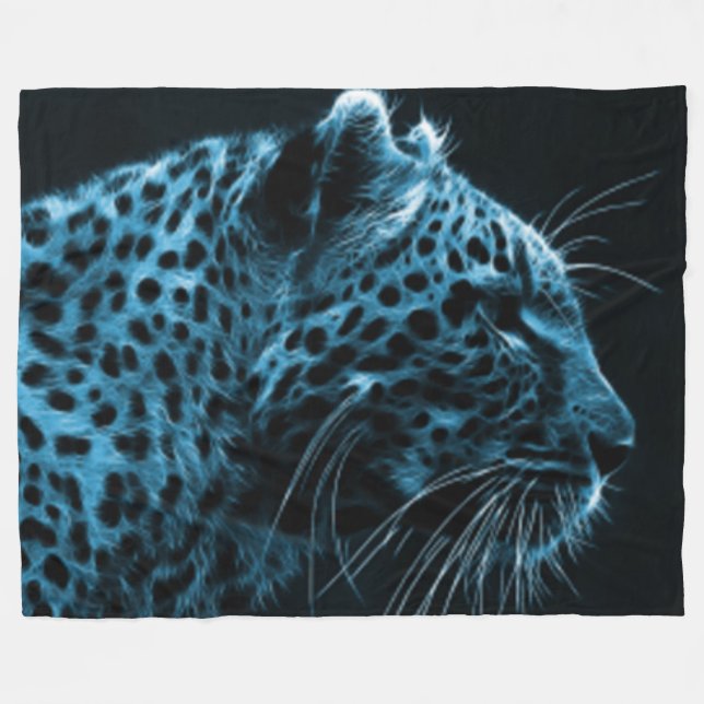 MANTA POLAR BLUE CHEETAH (Frente (Horizontal))