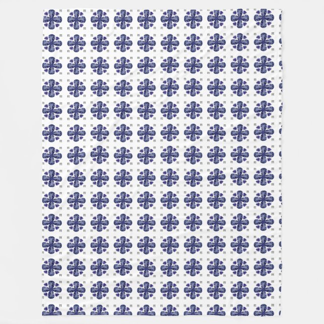 Manta Polar Blue Clover (Anverso)