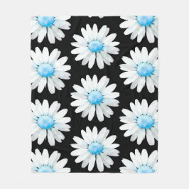Manta Polar Blue Dotted Daisy's