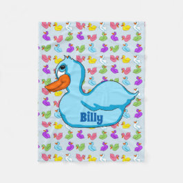 Manta Polar Blue Duck Fleece Blanket