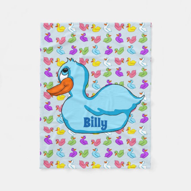 Manta Polar Blue Duck Fleece Blanket (Anverso)