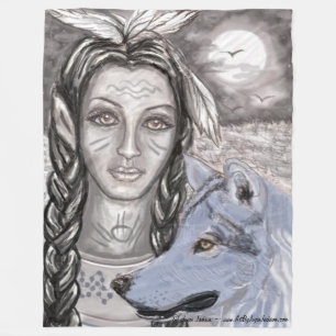 Manta Polar Blue Guardian Fleece Blanket