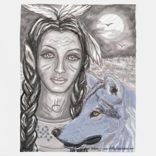 Manta Polar Blue Guardian Fleece Blanket (Anverso)