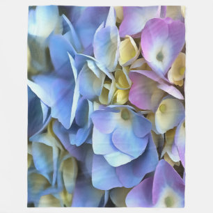 Manta Polar Blue Hydrangea Shrub Bossom artístico