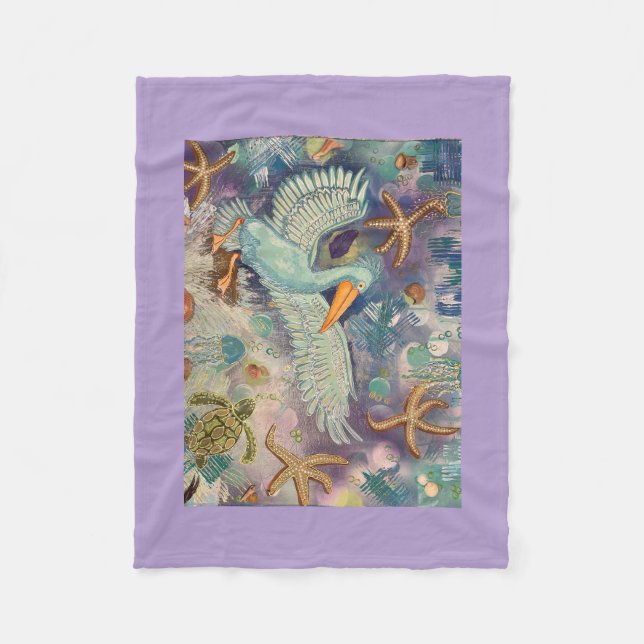 Manta Polar blue pelican (Anverso)