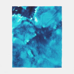 Manta Polar Blue Phantom Fashion Patterns Dirty Plash Watercol