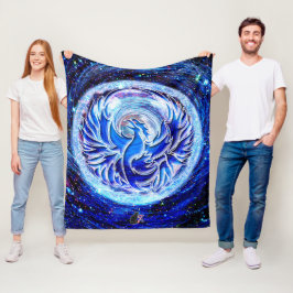 Manta Polar Blue Phoenix Fleece Blanket