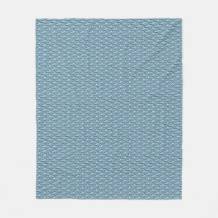 Manta Polar Blue Schooling Pish Scale Pattern Fleece Blanket