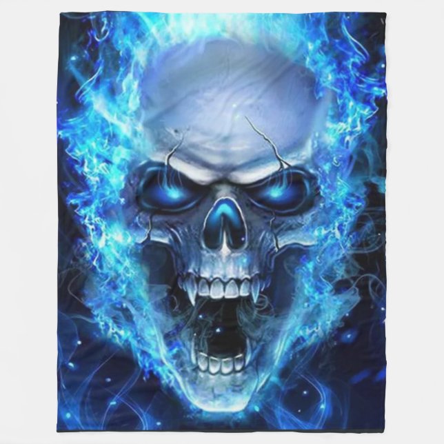 MANTA POLAR BLUE SKULL (Anverso)
