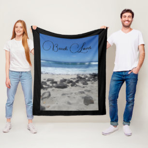 Manta Polar Blue Sky Ocean Lava Rocks Beach Lover